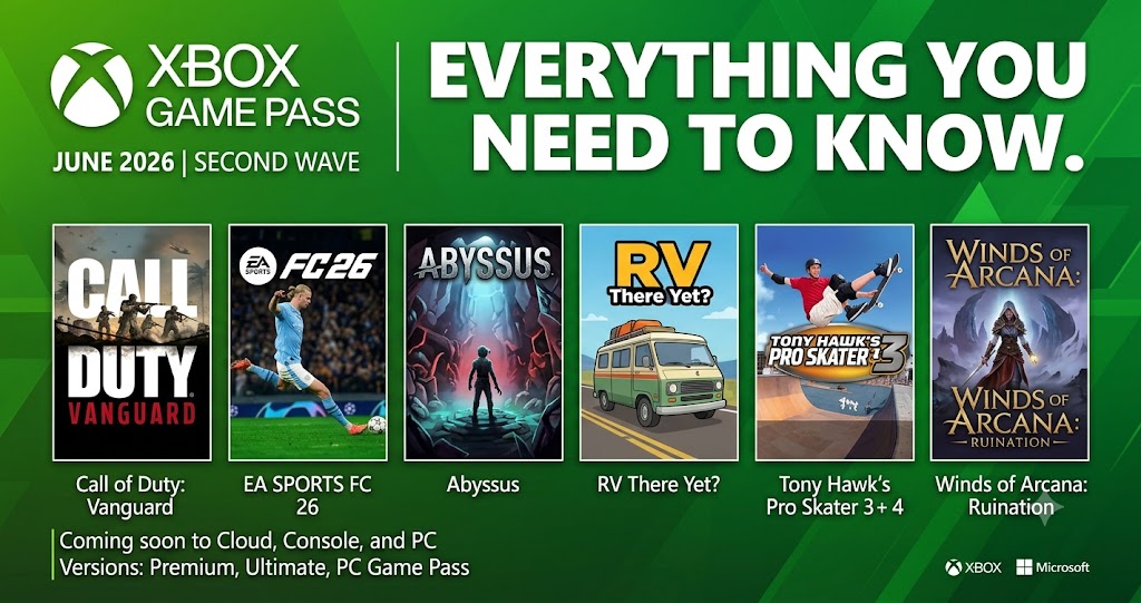 Xbox Game Pass June 2026 Second Wave: Everything You Need to Know