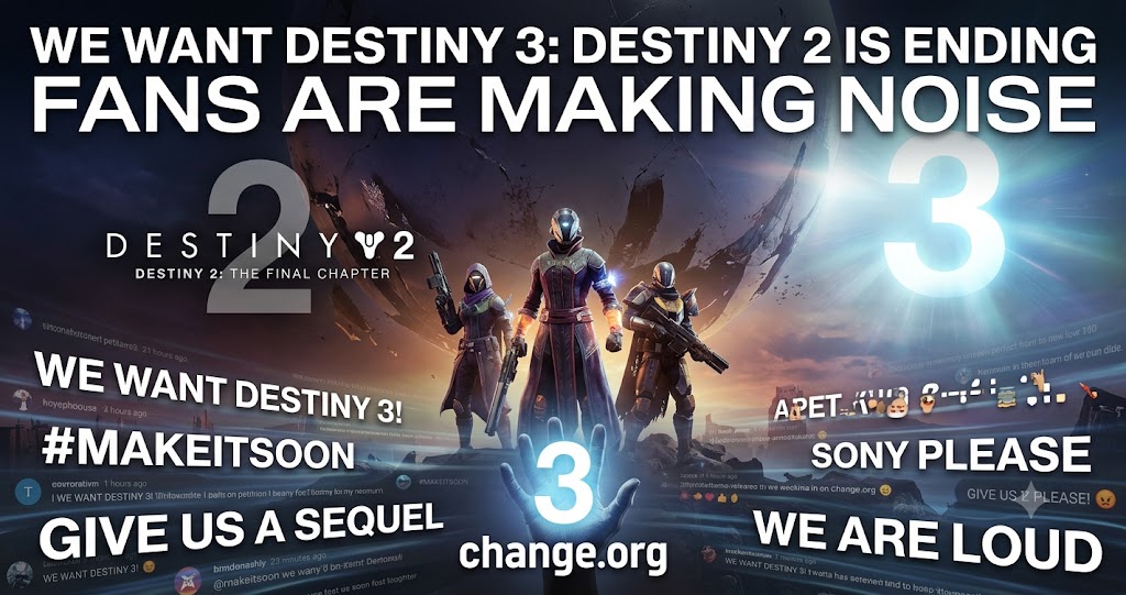 We Want Destiny 3: Destiny 2 Is Ending Fans Are Making Noise