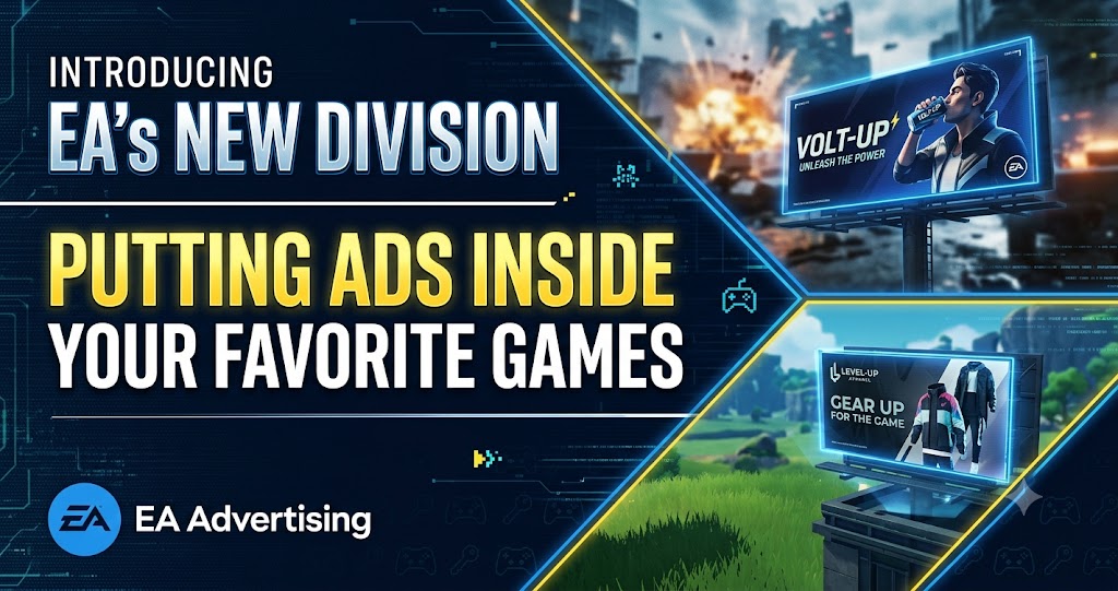 EA Advertising: New Division for EA In-Game Ads Inside Your Games