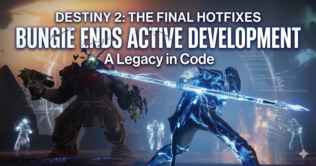 Destiny 2's Last Hotfixes: Bungie Ends Active Development