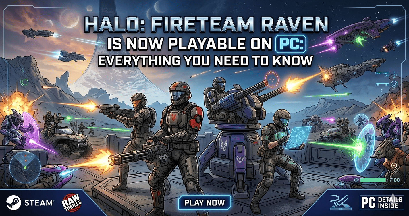 Halo: Fireteam Raven Is Now Playable on PC: Everything You Need to Know