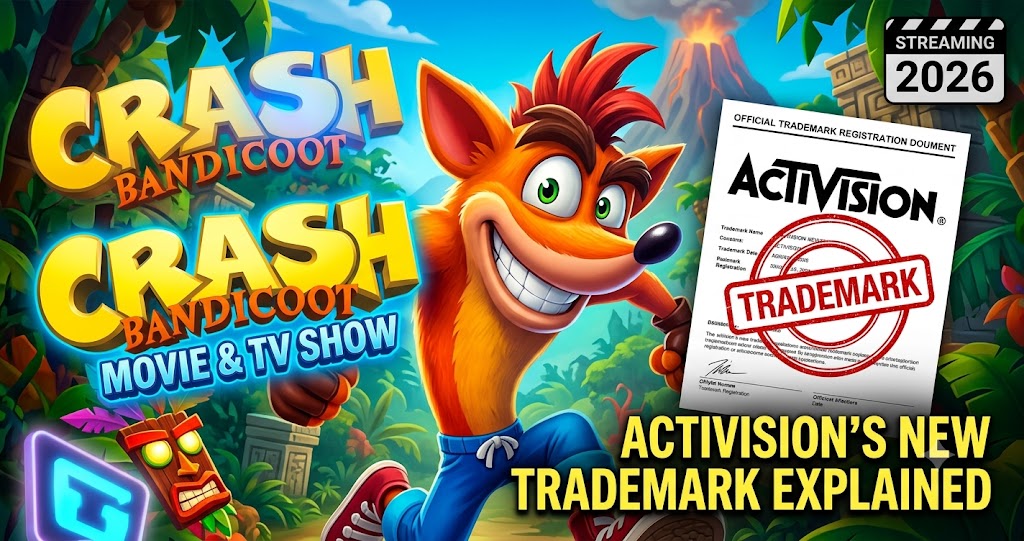 Crash Bandicoot Movie & TV Show: Activision's New Trademark Explained