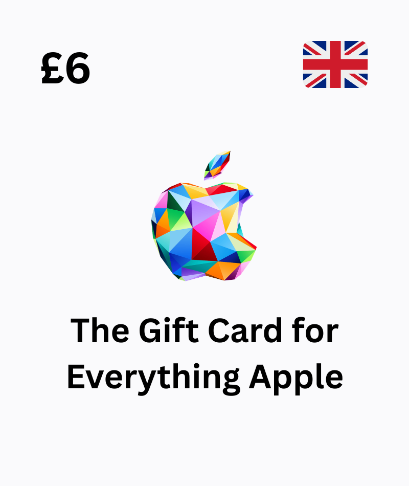 Apple Gift Card 6 GBP Redeemable in United Kingdom