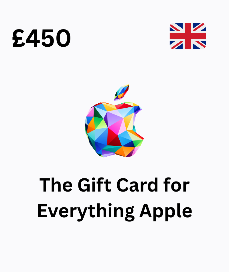 Apple Gift Card 450 GBP Redeemable in United Kingdom