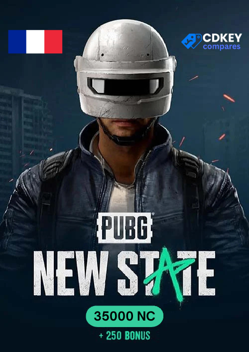 PUBG New State Gift Card Nc + 250 In-game Currency - 35000 NC Redeemable in France