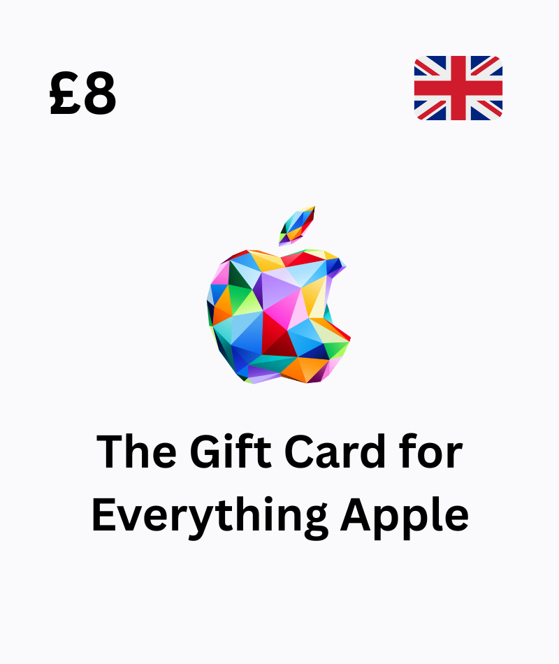 Apple Gift Card 8 GBP Redeemable in United Kingdom