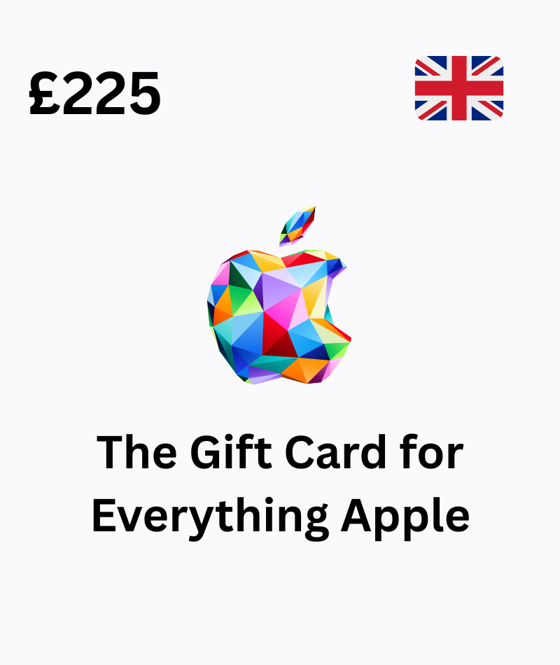 Apple Gift Card 225 GBP Redeemable in United Kingdom
