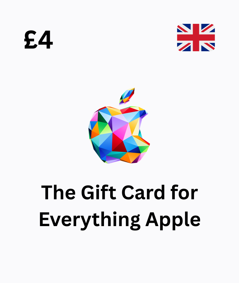 Apple Gift Card 4 GBP Redeemable in United Kingdom