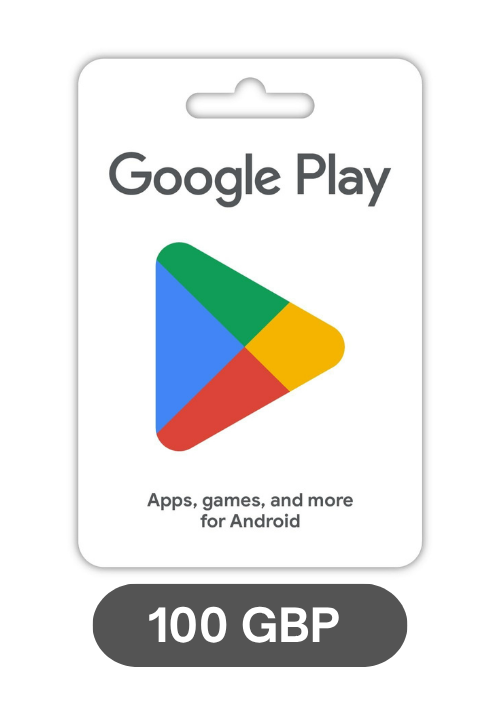 Google Play Gift Card - 100 GBP Redeemable in United Kingdom