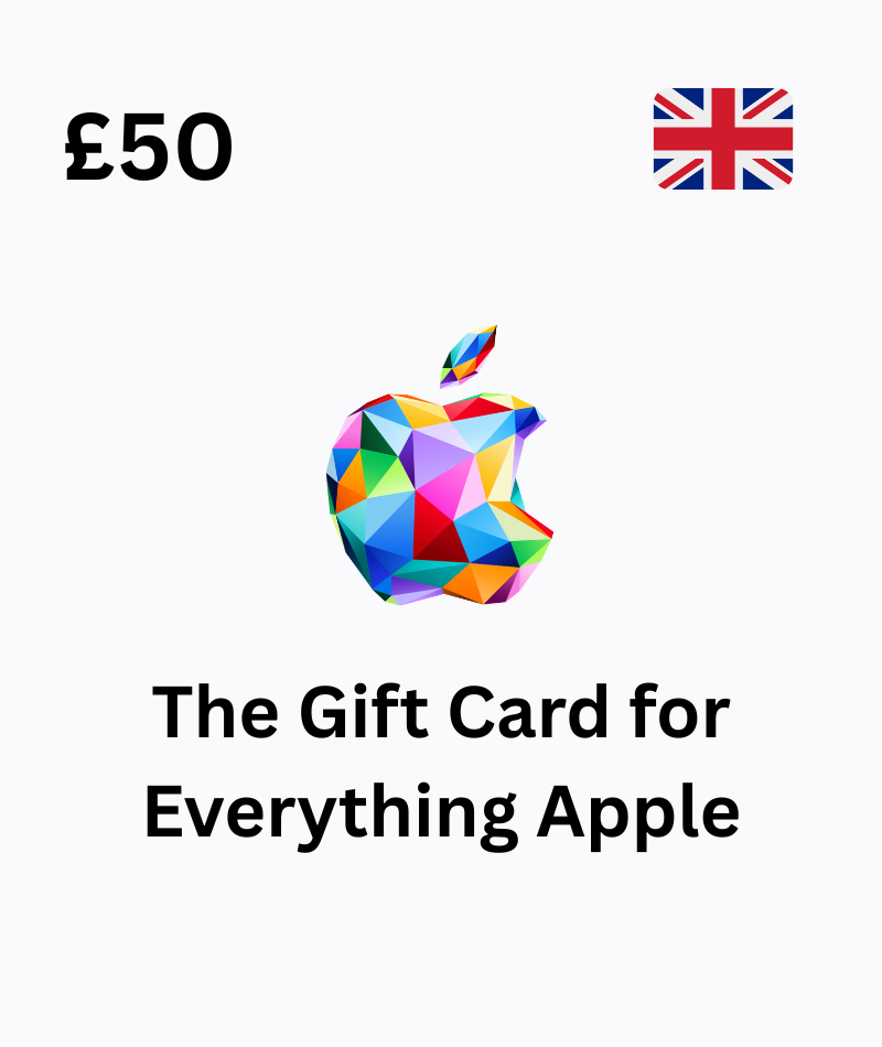 Apple Gift Card 50 GBP Redeemable in United Kingdom